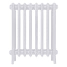 Grace - Ceramic White Cast Iron Column Radiator H600mm x W514mm 4 Column - Wall Hung