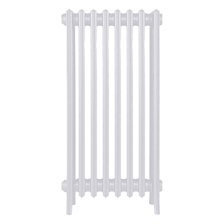 Grace - Ceramic White Cast Iron Column Radiator H898mm x W514mm 4 Column - Wall Hung