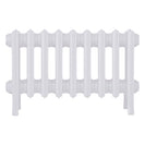 Grace - Ceramic White Cast Iron Column Radiator H300mm x W575mm 4 Column - Wall Hung
