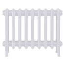 Grace - Ceramic White Cast Iron Column Radiator H450mm x W575mm 4 Column - Wall Hung
