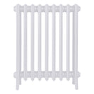 Grace - Ceramic White Cast Iron Column Radiator H750mm x W575mm 4 Column - Floor Standing