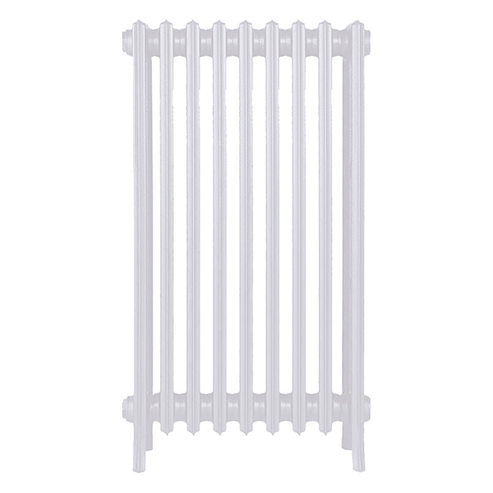 Grace - Ceramic White Cast Iron Column Radiator H898mm x W575mm 4 Column - Wall Hung