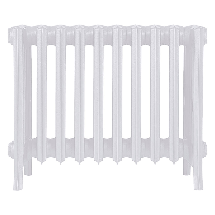 Grace - Ceramic White Cast Iron Column Radiator H450mm x W635mm 6 Column - Wall Hung