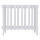 Grace - Ceramic White Cast Iron Column Radiator H450mm x W635mm 6 Column - Wall Hung