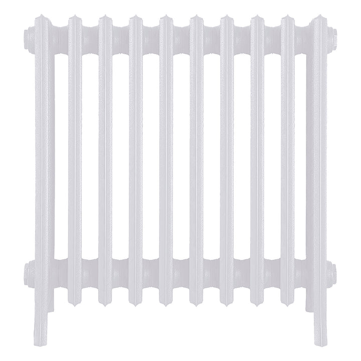 Grace - Ceramic White Cast Iron Column Radiator H600mm x W635mm 6 Column - Wall Hung