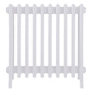 Grace - Ceramic White Cast Iron Column Radiator H600mm x W635mm 6 Column - Wall Hung