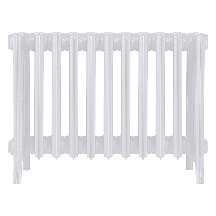 Grace - Ceramic White Cast Iron Column Radiator H450mm x W696mm 6 Column - Wall Hung