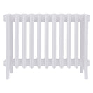 Grace - Ceramic White Cast Iron Column Radiator H450mm x W696mm 6 Column - Wall Hung