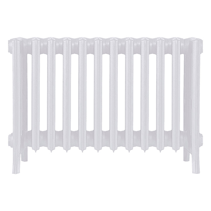 Grace - Ceramic White Cast Iron Column Radiator H450mm x W756mm 6 Column - Wall Hung