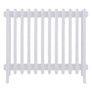Grace - Ceramic White Cast Iron Column Radiator H650mm x W756mm 6 Column - Floor Standing