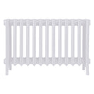 Grace - Ceramic White Cast Iron Column Radiator H450mm x W817mm 6 Column - Wall Hung