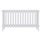 Grace - Ceramic White Cast Iron Column Radiator H450mm x W938mm 6 Column - Wall Hung