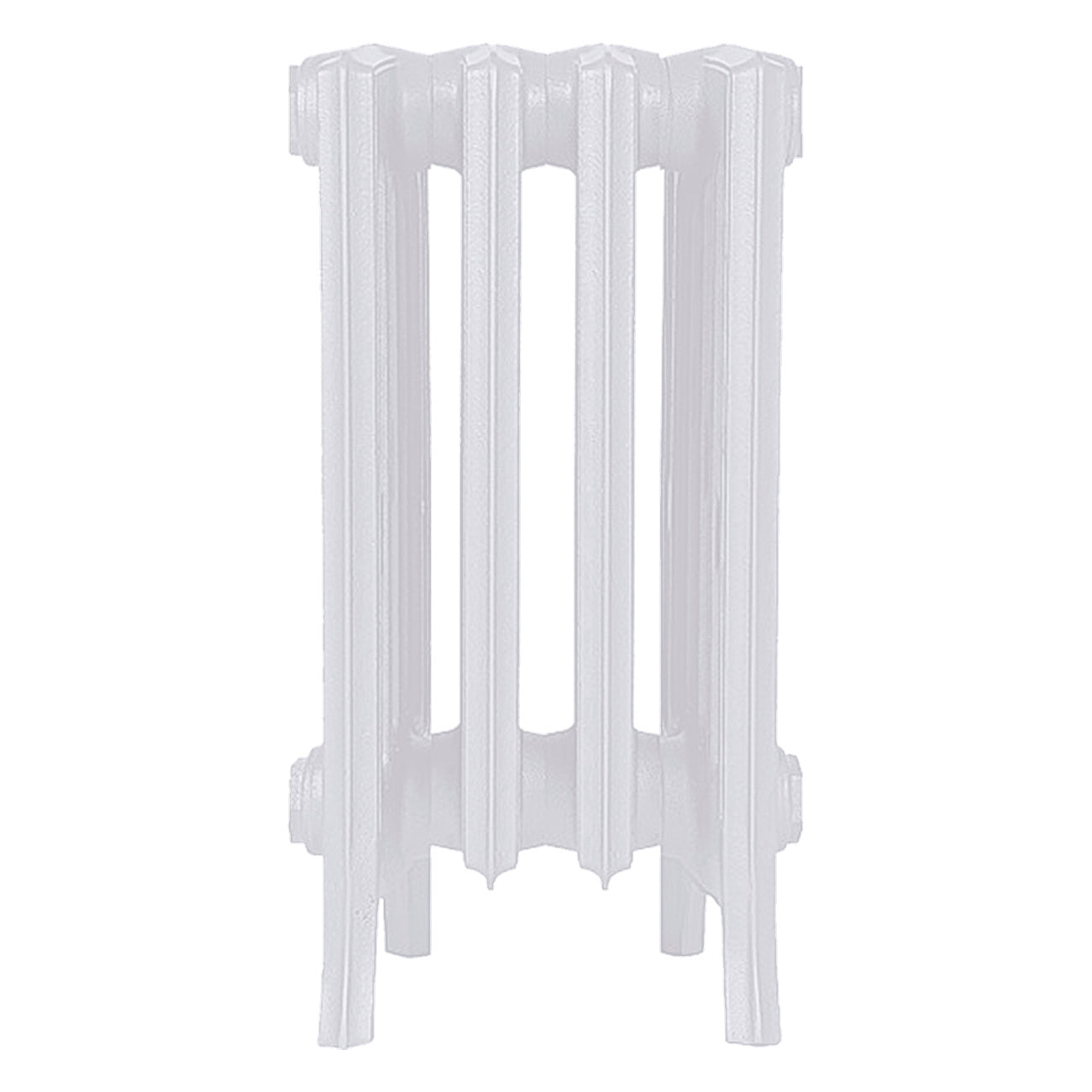 Grace - Ceramic White Cast Iron Column Radiator H450mm x W272mm 6 Column - Wall Hung