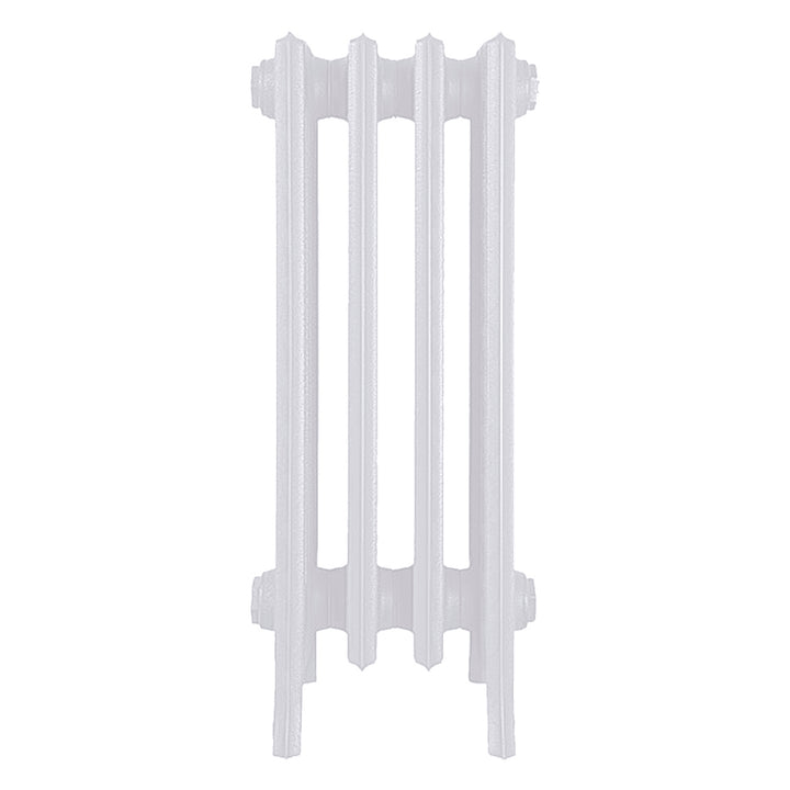 Grace - Ceramic White Cast Iron Column Radiator H650mm x W272mm 6 Column - Floor Standing