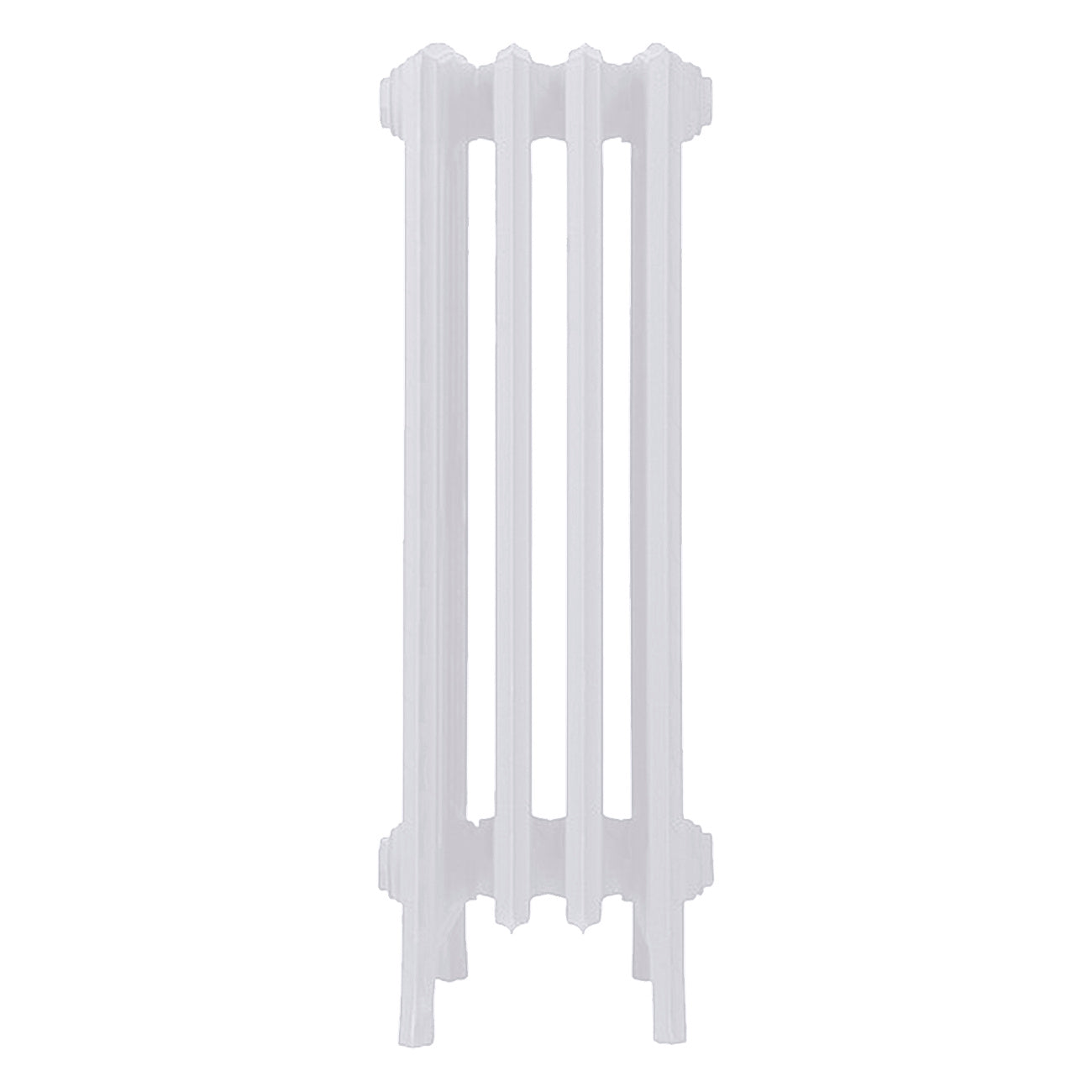 Grace - Ceramic White Cast Iron Column Radiator H700mm x W272mm 6 Column - Wall Hung