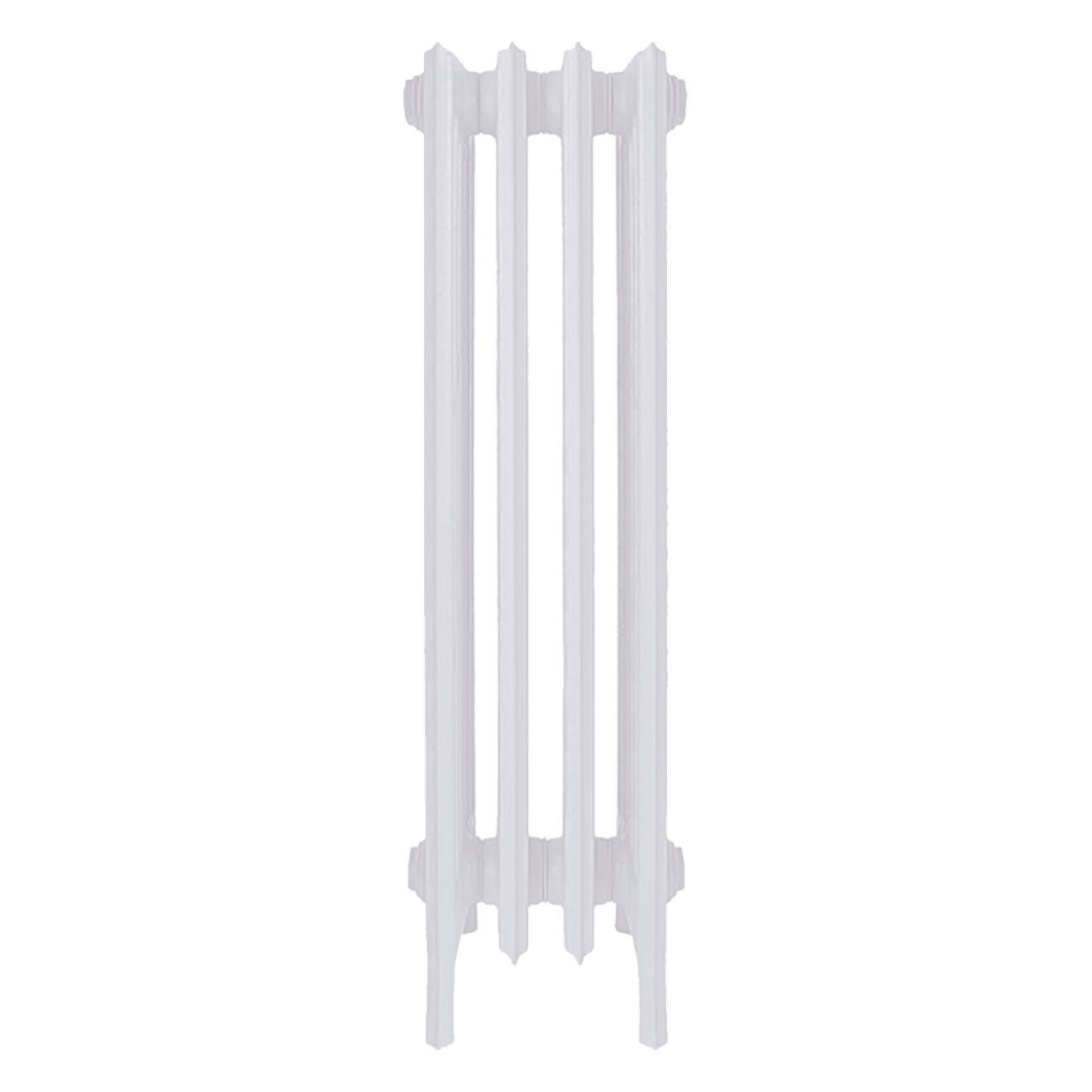 Grace - Ceramic White Cast Iron Column Radiator H950mm x W272mm 6 Column - Floor Standing