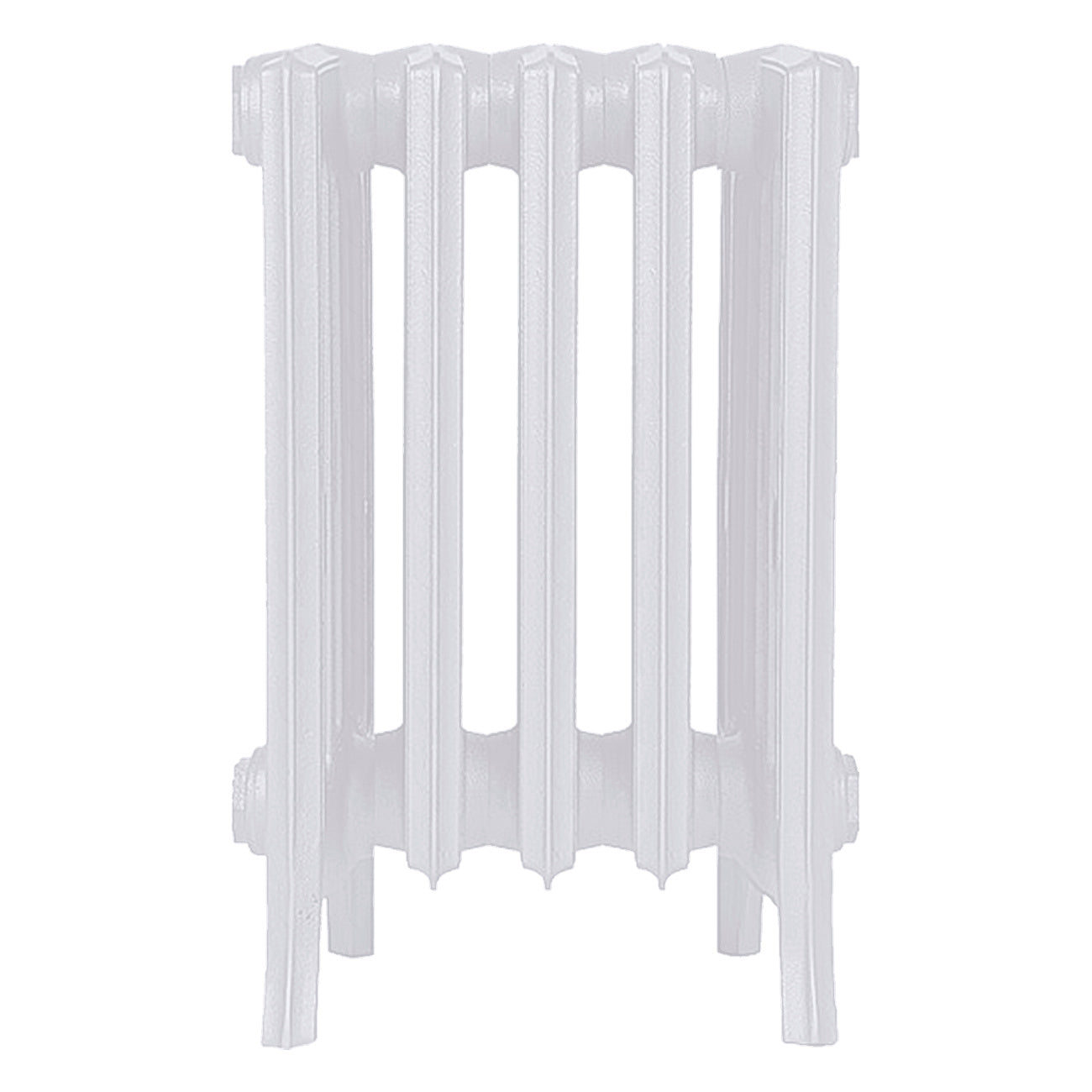 Grace - Ceramic White Cast Iron Column Radiator H450mm x W333mm 6 Column - Wall Hung