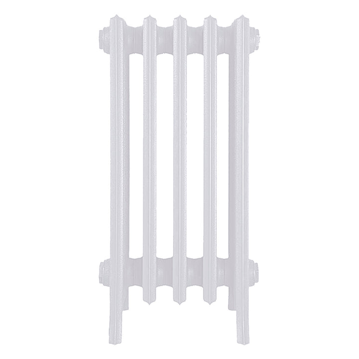 Grace - Ceramic White Cast Iron Column Radiator H650mm x W333mm 6 Column - Floor Standing