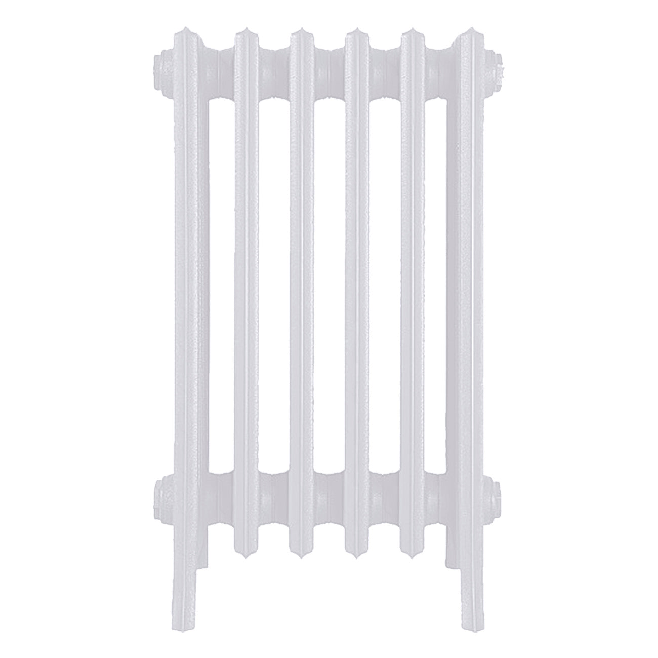 Grace - Ceramic White Cast Iron Column Radiator H600mm x W393mm 6 Column - Wall Hung