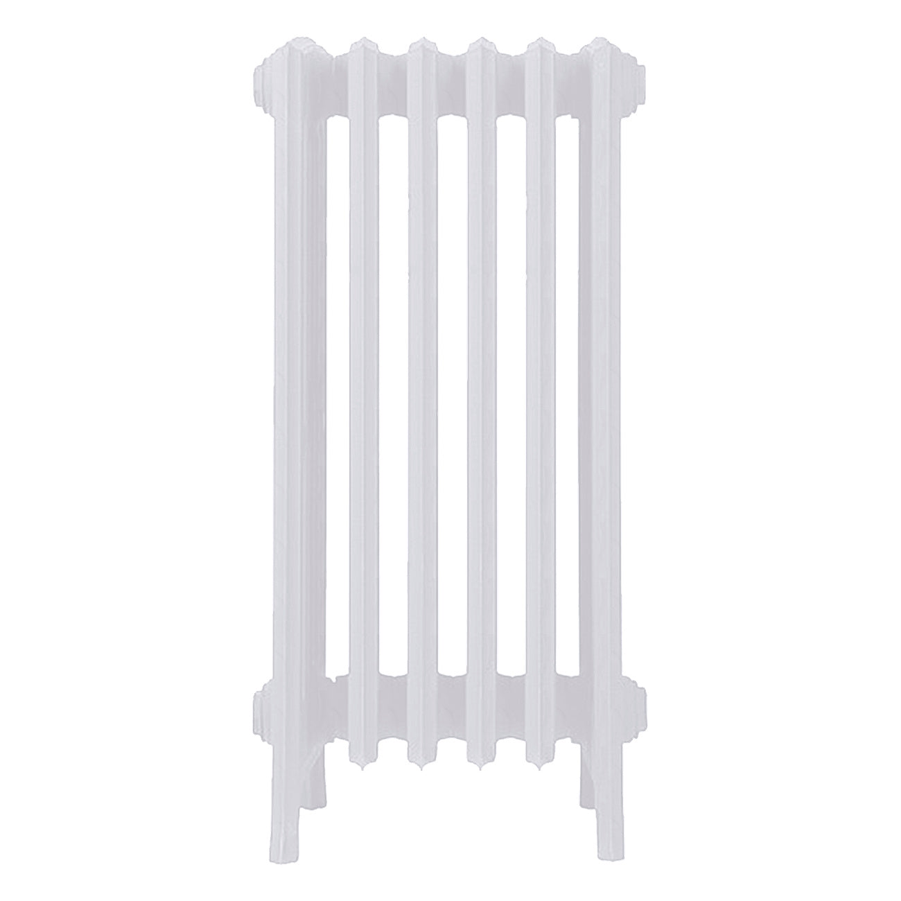 Grace - Ceramic White Cast Iron Column Radiator H700mm x W393mm 6 Column - Wall Hung