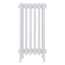 Grace - Ceramic White Cast Iron Column Radiator H700mm x W393mm 6 Column - Wall Hung