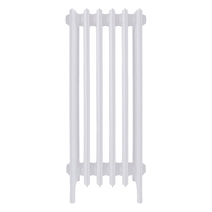 Grace - Ceramic White Cast Iron Column Radiator H950mm x W393mm 6 Column - Floor Standing