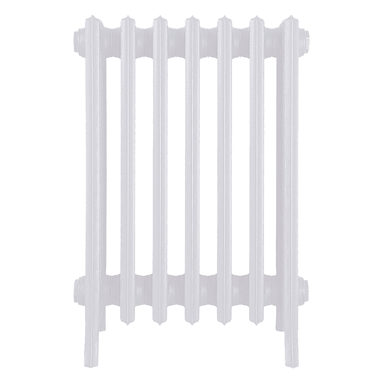 Grace - Ceramic White Cast Iron Column Radiator H600mm x W454mm 6 Column - Wall Hung