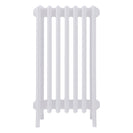 Grace - Ceramic White Cast Iron Column Radiator H700mm x W454mm 6 Column - Wall Hung