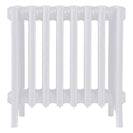 Grace - Ceramic White Cast Iron Column Radiator H450mm x W514mm 6 Column - Wall Hung