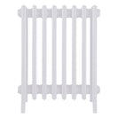 Grace - Ceramic White Cast Iron Column Radiator H650mm x W514mm 6 Column - Floor Standing