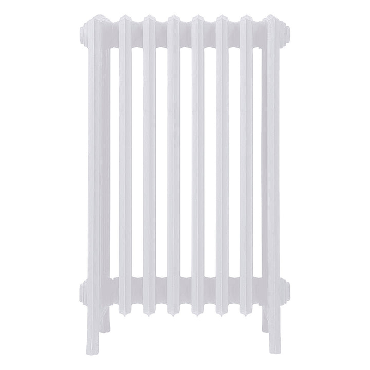 Grace - Ceramic White Cast Iron Column Radiator H700mm x W514mm 6 Column - Wall Hung