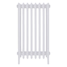 Grace - Ceramic White Cast Iron Column Radiator H950mm x W514mm 6 Column - Floor Standing