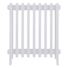 Grace - Ceramic White Cast Iron Column Radiator H600mm x W575mm 6 Column - Wall Hung