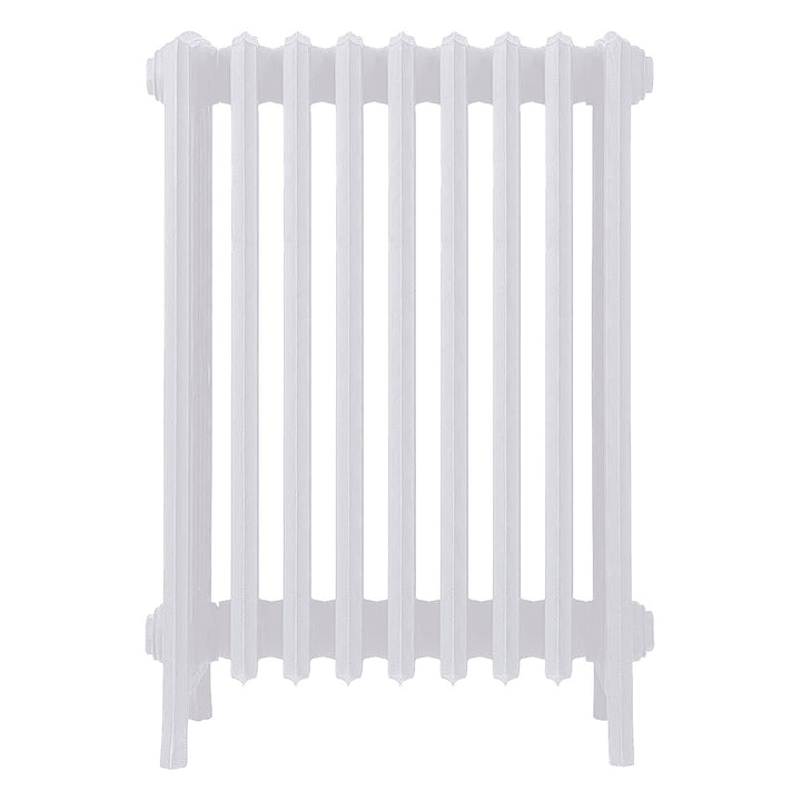 Grace - Ceramic White Cast Iron Column Radiator H700mm x W575mm 6 Column - Wall Hung