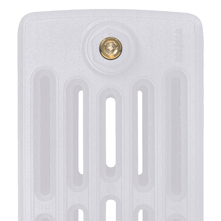 Grace - Ceramic White Cast Iron Column Radiator H700mm x W272mm 6 Column - Wall Hung