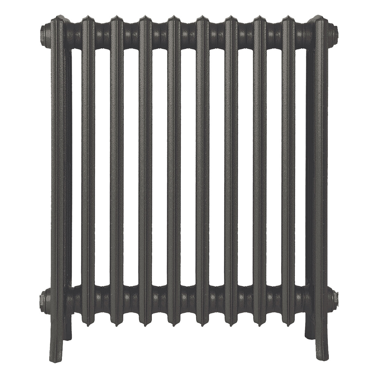 Grace - Grey Bronze Cast Iron Column Radiator H700mm x W635mm 4 Column - Wall Hung