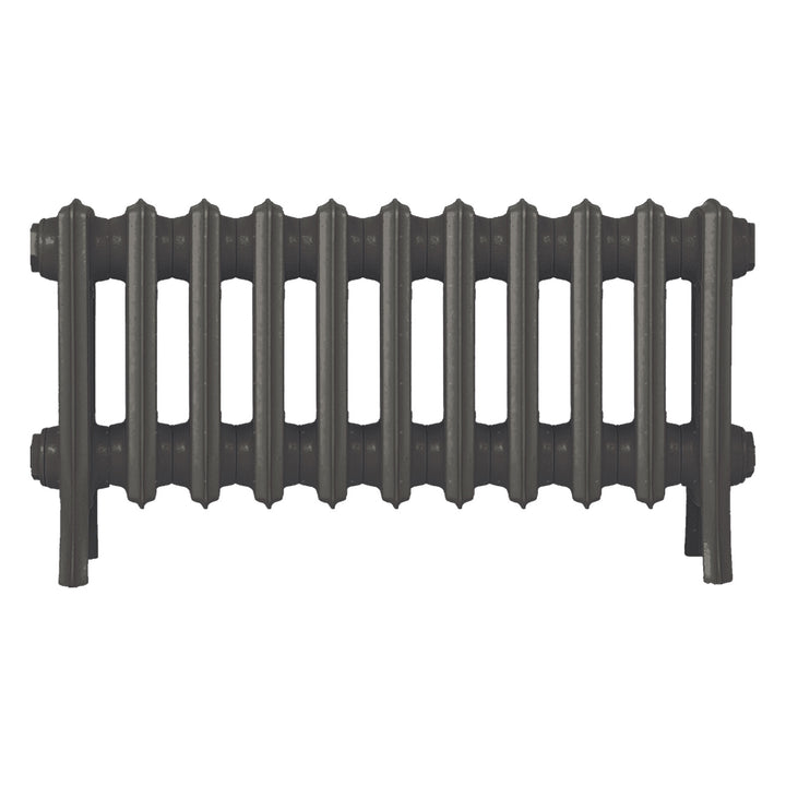 Grace - Grey Bronze Cast Iron Column Radiator H350mm x W696mm 4 Column - Floor Standing