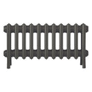 Grace - Grey Bronze Cast Iron Column Radiator H350mm x W696mm 4 Column - Floor Standing