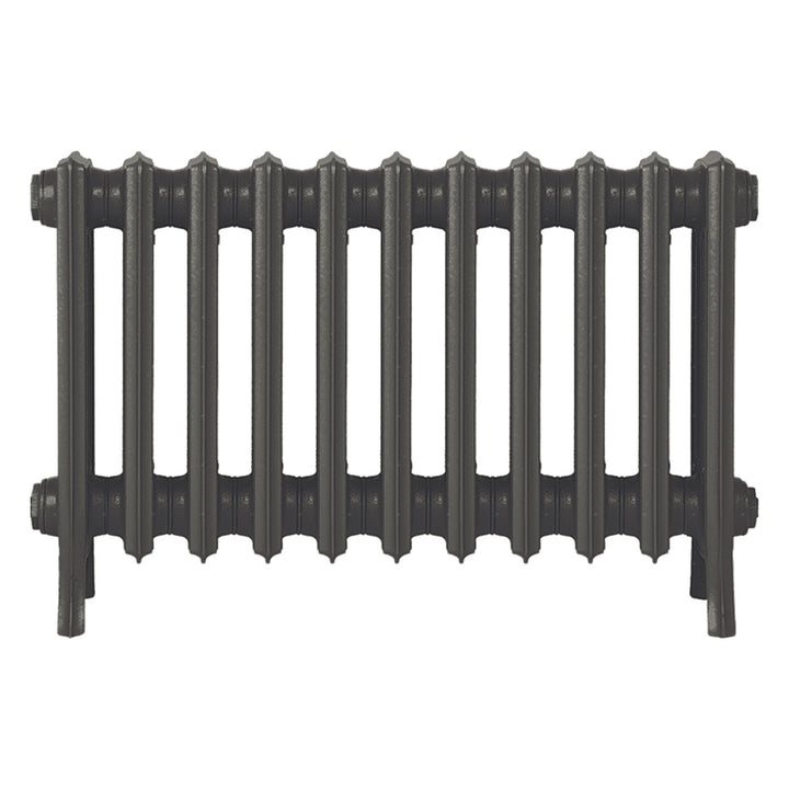 Grace - Grey Bronze Cast Iron Column Radiator H450mm x W696mm 4 Column - Wall Hung