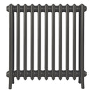 Grace - Grey Bronze Cast Iron Column Radiator H700mm x W696mm 4 Column - Wall Hung