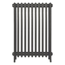 Grace - Grey Bronze Cast Iron Column Radiator H950mm x W696mm 4 Column - Floor Standing