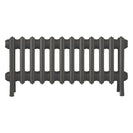 Grace - Grey Bronze Cast Iron Column Radiator H350mm x W756mm 4 Column - Floor Standing