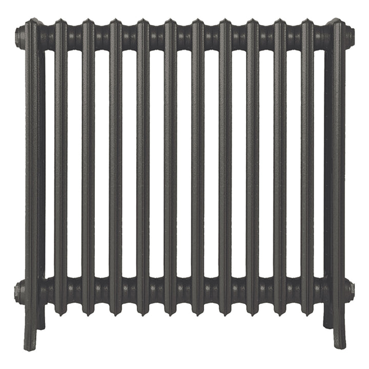 Grace - Grey Bronze Cast Iron Column Radiator H700mm x W756mm 4 Column - Wall Hung