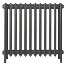 Grace - Grey Bronze Cast Iron Column Radiator H700mm x W756mm 4 Column - Wall Hung