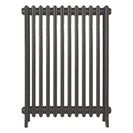 Grace - Grey Bronze Cast Iron Column Radiator H950mm x W756mm 4 Column - Floor Standing