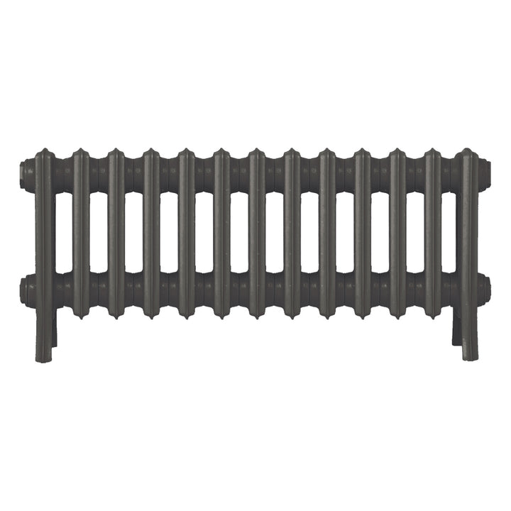 Grace - Grey Bronze Cast Iron Column Radiator H300mm x W817mm 4 Column - Wall Hung