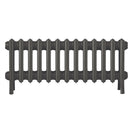Grace - Grey Bronze Cast Iron Column Radiator H300mm x W817mm 4 Column - Wall Hung