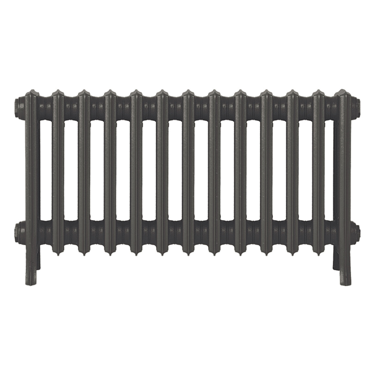 Grace - Grey Bronze Cast Iron Column Radiator H450mm x W817mm 4 Column - Wall Hung