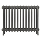 Grace - Grey Bronze Cast Iron Column Radiator H600mm x W817mm 4 Column - Wall Hung