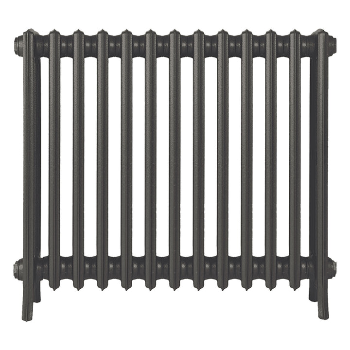 Grace - Grey Bronze Cast Iron Column Radiator H700mm x W817mm 4 Column - Wall Hung